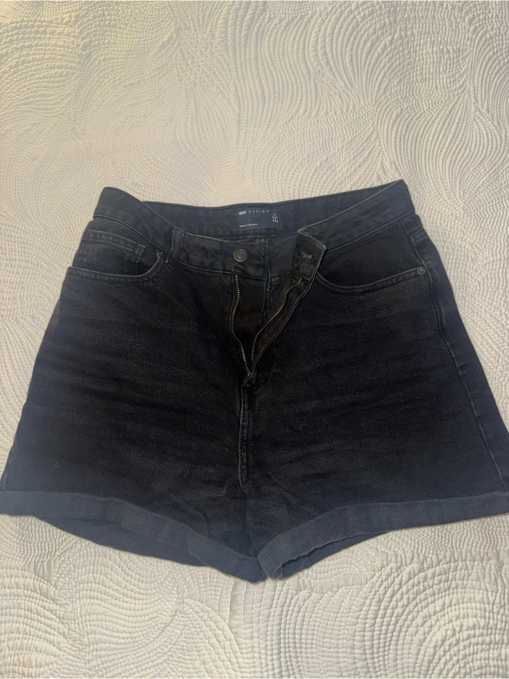 ASOS Black Jean Shorts
